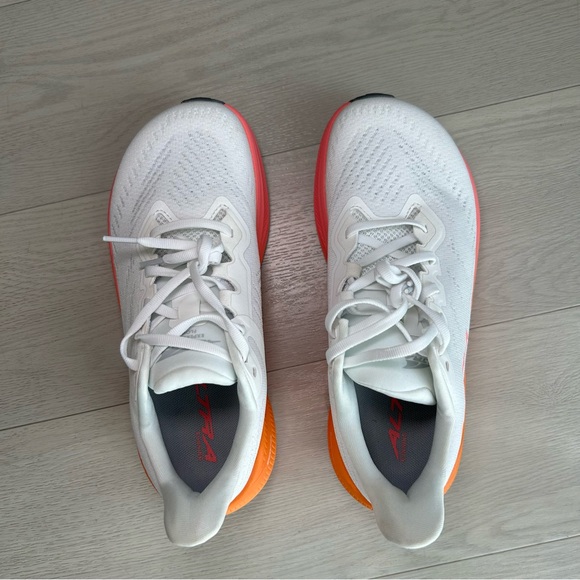 Altra Experience Flow 2 Running Shoes White/Orange/Pink Size 7 - Picture 3 of 9